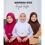 CODE G67U Mairaku School Children's Hijab Pet Marwah Kids Jersey Age 49 years