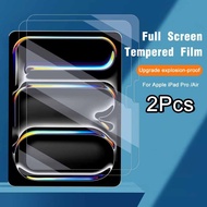 2pcs Clear Tempered Glass For iPad Pro 11 2024 Pro 13 7th 5th Generation 2024 Screen Protector For Ipad Air 11  Air6 iPadAir 6th Gen 11-inch