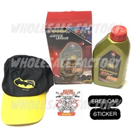 Caltex Havoline Super 4T Motor Engine Oil Semi Synthetic 10W-40 15W-50 Fully 10W-50 w. Free Gift (Ju