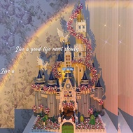 HY-6/Compatible with Lego Building Blocks Assembled Romantic Princess Disney Castle Girl Building Blocks Difficult Toy B
