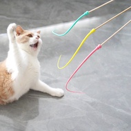 Mouse Tail Cat Teaser Cat Toy Interactive Cat Toy Mouse Silicone Cat Playing Rod