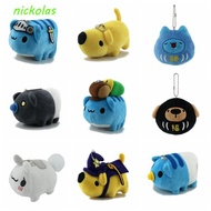 NICKOLAS Bugcat Pendant, Multiple Style Bag Charm Bugcat Capoo Keychain, Lovely Keyring PP Cotton Ca