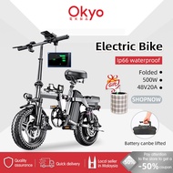 basikal elektrik 20A lithium battery electric bike e bike Folding electric bicycle dewasa 5-year war