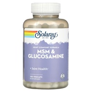 Solaray, MSM &amp; Glucosamine, 180 VegCaps