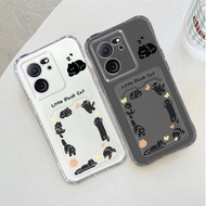 SoftCase ATM ID Card Black Cat Pattern for Redmi K50 Ultra K60 Ultra K70E 9 Power 9T 9 9 Prime 9AT 9