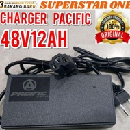 charger sepeda elektrik/listrik pasific 48 volt/12 ampere hour(ah)