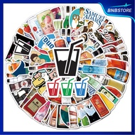 Shipped From Thailand 67 Pieces Wine Bottle Brandy Beer Cocktail Boat y cognac Sticker