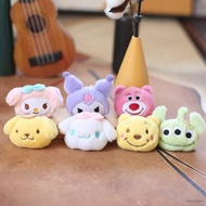 NS3 Sanrio Plush Dolls Gift For Girls Bag Pendant Winne Kuromi Melody Cinnamoroll Lotso Purin Stuffed Toys For Kids