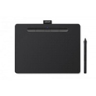 Wacom CTL-6100WL/K0-C Intuos M 藍牙數位繪圖板 - M 黑色 | 4,096 階數位筆感壓 | 4個快捷鍵 | 香港行貨 - M 黑色