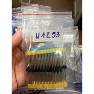 Set of 50 Pulse Diodes (Part 1) U1Z53, RU4Z, PH-33G, BYD13J, HER 208, FR 107, HER 205, FR 307