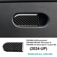 AIRSPEED Carbon Fiber For MINI Cooper Countryman U25 F65 F66 F67 J01 Passenger Handle Decorative Sti