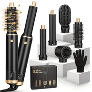 UKLISS 5-In-1 Hot Air Styling Brush,Includes Replaceable Brush Heads,Multi-Functional Hair Styling T