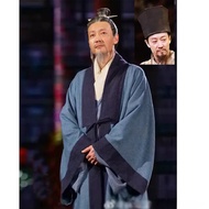 เครื่องแต่งกายโบราณราชวงศ์หมิง ชุดฮั่นฝู เสื้อผ้าสําหรับผู้สูงอายุคนทั่วไปนักวิชาการแพทย์ Li Shizhen