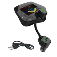 1 Piece Car Bluetooth Audio Receiver Car MP3 Player Universal Car Supplies Audio Receiver Black