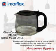 Replacement Glass Carafe ONLY for Imarflex ICM-300 Coffee Maker