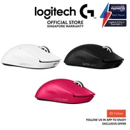 Logitech G Pro X Superlight 2 Wireless Gaming Wireless Mouse, 60g weight, Hero 2 Sensor, Type C Char