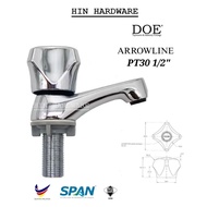 HIN DOE PT30 Water Tap Pillar Basin Tap Basin Water Tap Bathroom Basin Tap Bathroom Sink Tap Bathroo