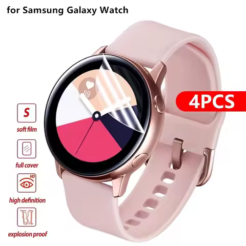 Full Cover Curved Edge Screen Protector for Samsung Galaxy Watch Active 2 44mm Hydrogel Protective F