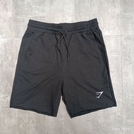[gymshark] Fitness Pants Men's Loose Breathable Shorts Running Training Pants Cotton Stretch Shark S