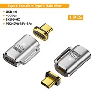 KYBD USB4.0 Thunderbolt4 Magnetic USB C To Type C Adapter 240W 40Gbps Fast Charging Magnet Charge Co