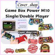 [Ready Stock] Game Box Power M10 Game Boy Single/Double Player Support Connect To TV Built-in 1400 C