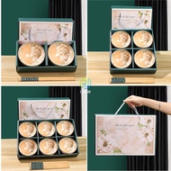 Bohemian Ceramic Tableware Tableware Souvenir Bowl Set Bowl Set Ceramic Bowl