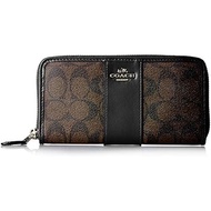 COACH F54630  Wallet Signature Long Women s Brown / Black