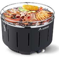 Table grill charcoal  Aobosi Smoke-free charcoal grill Table grill Charcoal portable grill  Carrying