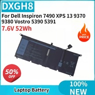 For Dell Inspiron 7490 XPS 13 9370 9380 Vostro 5390 5391 Laptop Battery 7.6V 52Wh DXGH8 Replaceable 