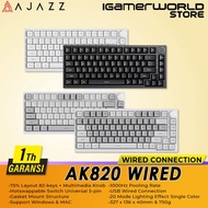 Ajazz AK820 Wired 75% 82 Key + Knob Mechanical Gaming Keyboard