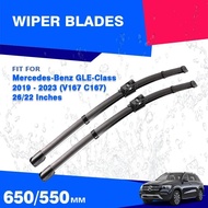 For Mercedes Benz GLE 2019 - 2023 W167 V167 SUV Coupe Front Windshield Wiper Blades Accessories GLE 