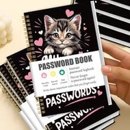 1pc 120 Pages Minimalist Password Book, A6 Size Premium Password Manager, Quick Access To Website Pa