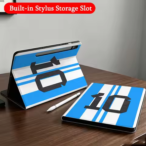 Football Star Jersey Case For Samsung Galaxy Tab A7 A8 A9 A11 S6 S7 S8 S9 S10 S11 FE Plus Folding Au