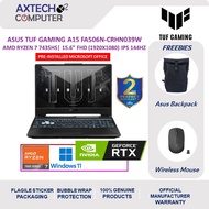 Asus TUF Gaming A15 FA506N-CRHN039W 15.6'' FHD 144Hz Gaming Laptop ( Ryzen 7 7435HS, 16GB, 512GB SSD