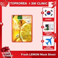 ★3W CLINIC★/////  10 PCS  /////Fresh Facial Mask Sheet  - 14 Options / TOPKOREA / Shipping from kore