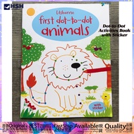 First Animals dot-to-dot activity book with sticker