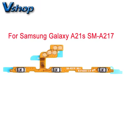 For Samsung Galaxy A21s SM-A217 Power Button & Volume Button Flex Cable， Power Volume Button On Off 
