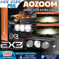 AOZOOM EX3, Aozoom EX3 Extra 95W 3-Eye Led Bi-Light, Color Temperature for Motorcycles and Cars,