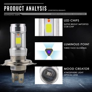 ஐ 1Pc LED Headlight RTD E01c H4 Hs1 Ba20d S2 Bulb 12W 1200Lm DC 9-85V Para Sa Motorcycle Scoot