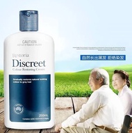 HairColor สีย้อมผม ยาย้อมผม Restoria Discreet Colour Restoring Cream ครีมแต่งผมดำ เรสโตเรีย  ( ปิดผม