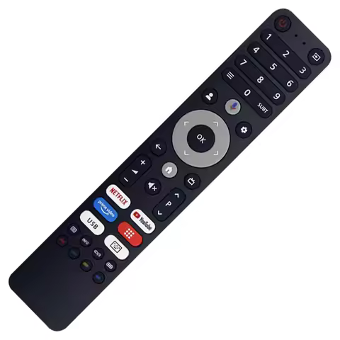 Remote control compatible with ChiQ DEXP TV L32H7G L32H8CG U43H7C U55QG7L spare parts (No voice)
