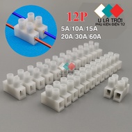 12P white wire connection bar 5A 10A 15A 20A 30A 60A pure copper extension wire