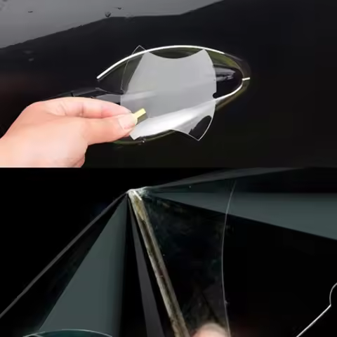 5pcs Invisible Car Door Handle bowel Sticker for Toyota Supra Tacoma Verso Wish Yaris Auris PRIUS C