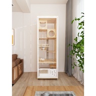 Indoor Cat Villa Indoor Cat Villa Cat Litter Luxury Glass Cat House House Household Do Not Occupy Ca