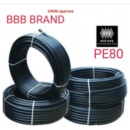 25mm HDPE POLY PIPE PN12.5 (PE80) BBB - LOOSE 10m