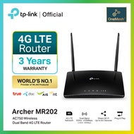 TP-Link Archer MR202 AC750 Wireless Dual Band 4G LTE Router เราเตอร์ใส่ซิม 4G รองรับ 4G ทุกเครือข่าย