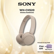 Sony WH-CH520 Wireless Headphones CH520 | 50 Hours Battery | CH520 | Bluetooth Connectivity