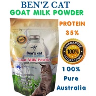 Ben'z cat GOAT MILK POWDER 250G(💯 PURE AUSTRALIA)/TEPUNG SUSU KAMBING(KUCING)