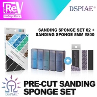 DSPIAE SANDING SPONGE SET 2 + SPONGE 800 SANDPAPER