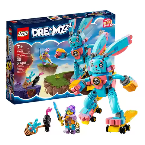 LEGO 71453 Izzy and Bunny Spotted Dream City Hunter series puzzle building block toys